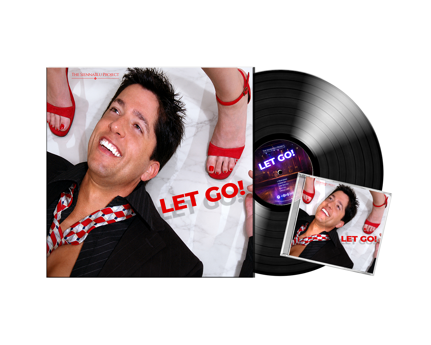 SiennaBlu Let Go! vinyl and CD artwork